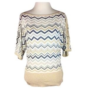 White House Black Market Dolman Chevron Sweater